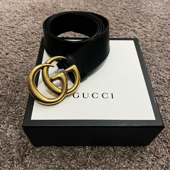 GUCCI GG logo monogram belt size 150 - Picture 2 of 8
